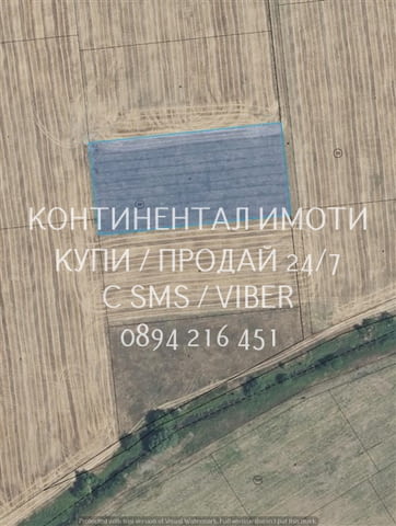 Кодл 63087. Овощна градина 4800м2 с правилна форма, кат. 4-та, сега нива. Лесен достъп по мек път, н - снимка 1