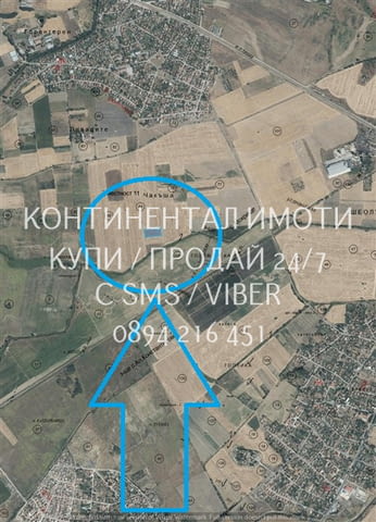 Кодл 63087. Овощна градина 4800м2 с правилна форма, кат. 4-та, сега нива. Лесен достъп по мек път, н - снимка 2