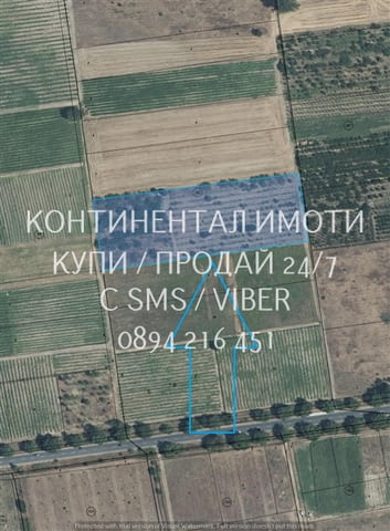 Кодл 63089. Овощна градина 11дка с правилна форма, кат. 5-та. Дърветата са стари, намира се с лесен - снимка 1