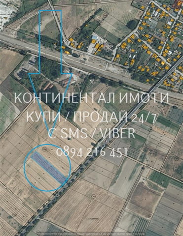 Кодл 63090. Поземлен имот с правоъгълна форма 5340м2 с лице 33м2 на шосе. Намира се на 500 метра от - снимка 2