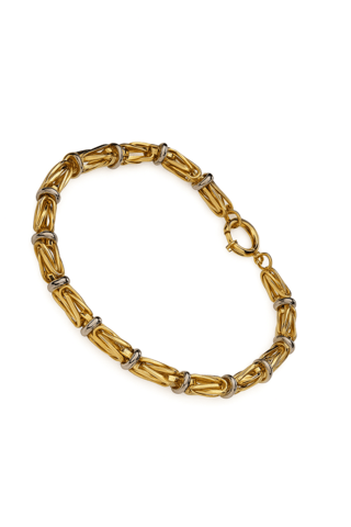 Златна гривна-6.98гр. Gold, Unisex, Certificate - Yes - city of Veliko Tarnovo | Bracelets - снимка 1