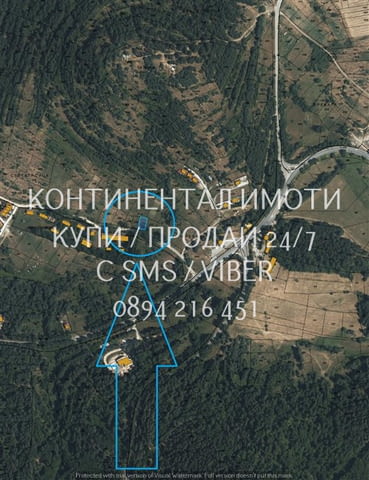 Кодл 63093. Два парцела по 400м2 с лице на чакълиран път с целогодишен достъп и близо, на 150м от г - снимка 2