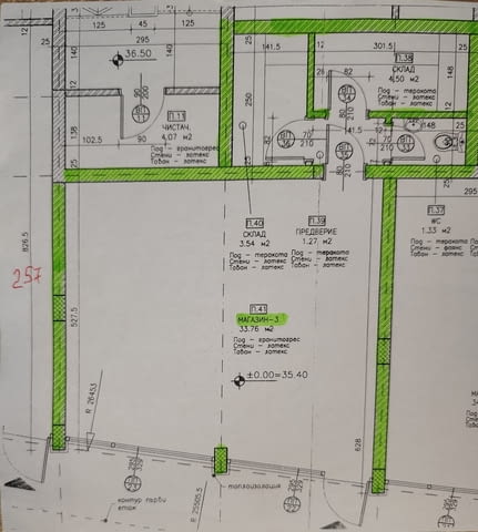 Магазин 62 кв.м. в Бургас 62 m2 - city of Burgas | Stores - снимка 1