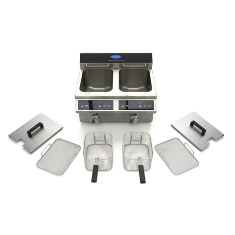 Индукционен фритюрник с двойна вана - city of Karnobat | Bars - снимка 4