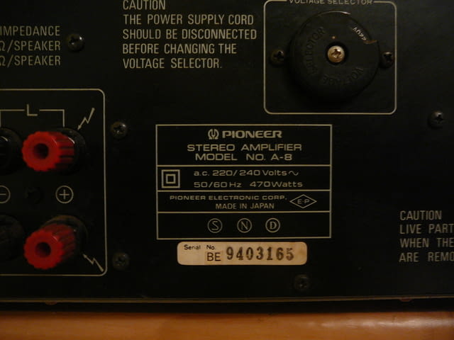 Pioneer a-8 - град Пазарджик | Ресийвъри / Усилватели - снимка 9