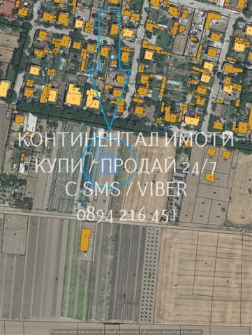 Кодг 62420. Парцел 750м2 с изграден нов чакълиран път, нов водопровод и и траф. Парцелът е равен и с - снимка 4