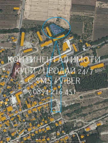 Код 63095. Голям парцел 1600м2, ъглов до път, комуникации - подходящ за стопанска дейност. Намира се - снимка 2