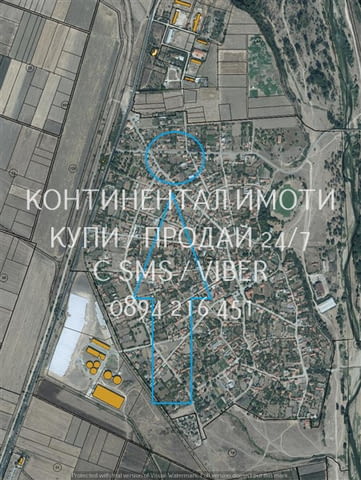 Код 62961. Дворно място 1500м2 с ток вода, до къщи, подходящо за жилищно застрояване, подходящо и за - снимка 3