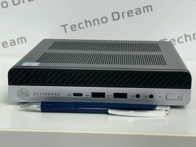 Мини компютър HP EliteDesk 800 G3 Desktop Mini - 4-ядрен процесор / Перфектно състояние / Гаранция