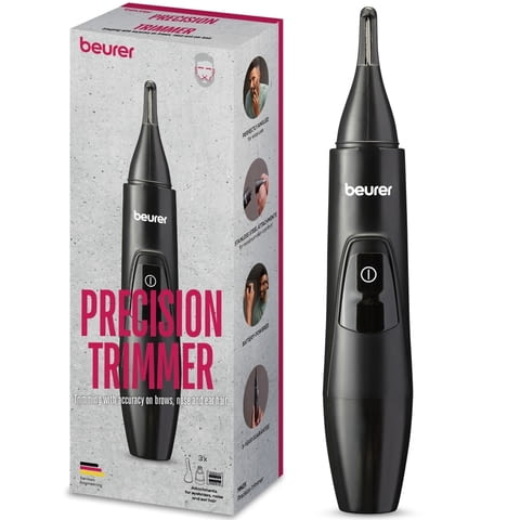 Тример, Beurer MN2X Precision trimmer, Incl. 3 attachments for trimming and shaping eyebrows, nose a - снимка 4