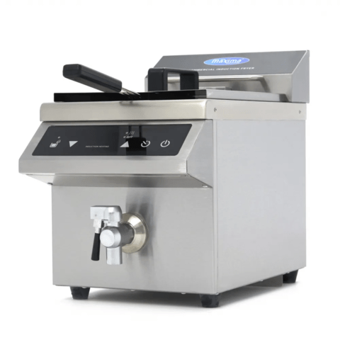 Индукционен фритюрник 8 литра - LED дисплей, студена зона и таймер - снимка 9