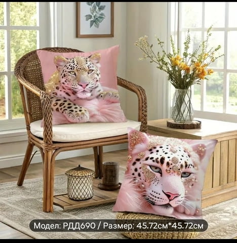 Сет калъфки лукс Розов леопард Microfiber, Bedroom set - city of Montana | Bed Linen & Textiles - снимка 7