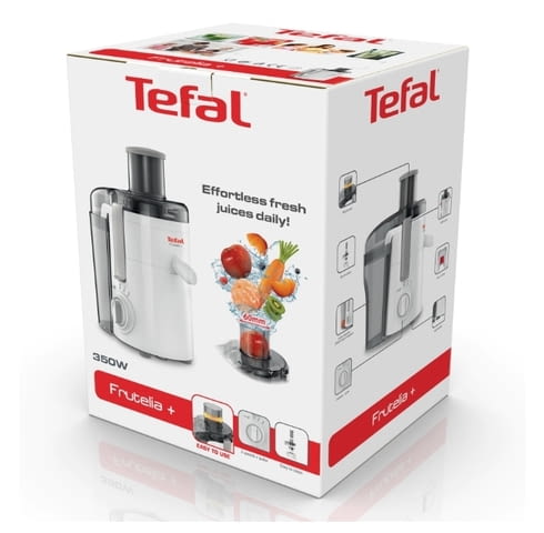 Сокоизстисквачка, Tefal ZE370138 Frutelia+, plastic, white, city of Sandanski - снимка 3