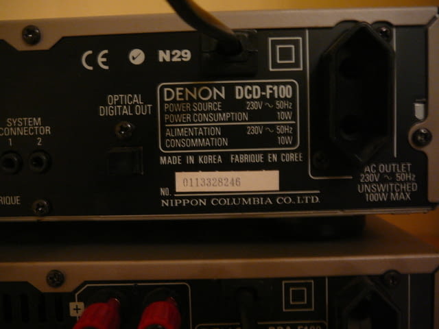 Denon dra-f100 i dcd-f100 - city of Pazardzhik | Amplifiers & Boards - снимка 8