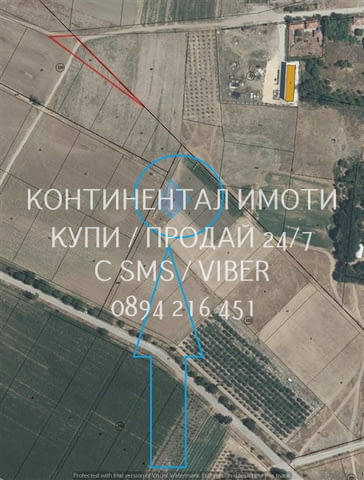 Код 63103. Поземлен имот 630м2 на 100 метра от последните къщи, до ток и вода и на 150 м от асфалт - снимка 2