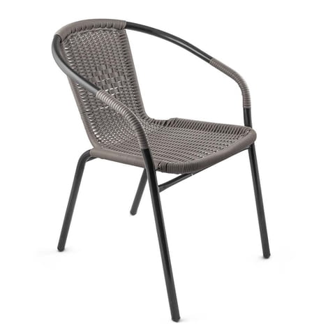 Стоманен стол Muhler OYS6116ST PE ратан - city of Sandanski | Chairs - снимка 1