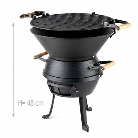 Чугунено барбекю Muhler Ø37cm, високо - град Сандански | Барбекюта - снимка 2