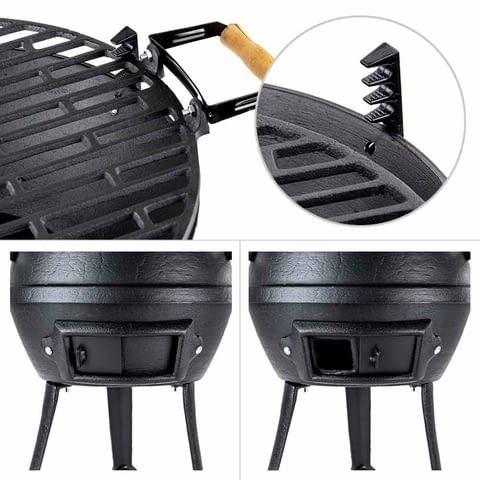 Чугунено барбекю Muhler Ø37cm, високо - град Сандански | Барбекюта - снимка 4