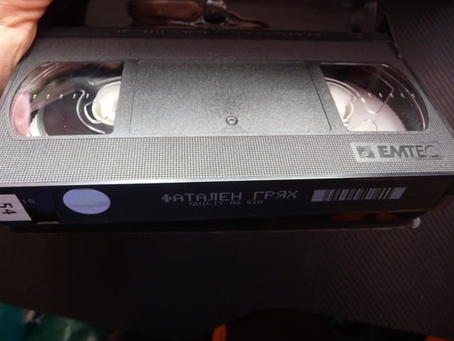 Фатален грях VHS филм адвокат престъпник защита Ребека де Морни Дон Джонсън убиец дело обвиняем съд - снимка 2