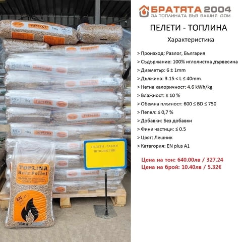 Борса за Пелети, 12-сет вида Пелети от цяла България - БРАТЯТА 2004 - цени на едро и дребно - снимка 11