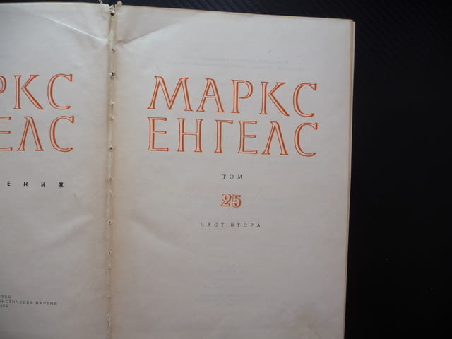 Маркс Енгелс 25 част 2 Капиталистическото производство лихва печалба доход поземлена рента благород - снимка 2