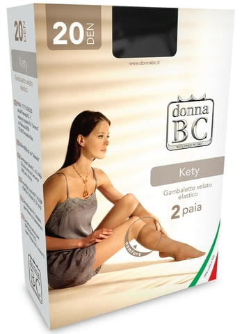 2чифта 20DEN италиански черни, сиви, кафяво-сиви, телесни, бежови 3-4ти прозрачни чорапи до колената - снимка 3