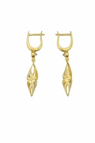Златни обеци Грамаж: 2.90гр. - city of Veliko Tarnovo | Earrings - снимка 1