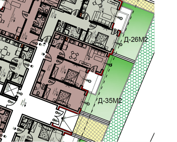 Тристаен апартамент с двор №6 в Панорама Парк 2 – кв.Воеводски, гр.Хасково - снимка 1