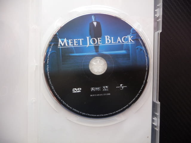 Да срещнеш Джо Блек DVD филм Антъни Хопкинс Брад Пит Смъртта романтичен драматичен забавен интригува - снимка 2