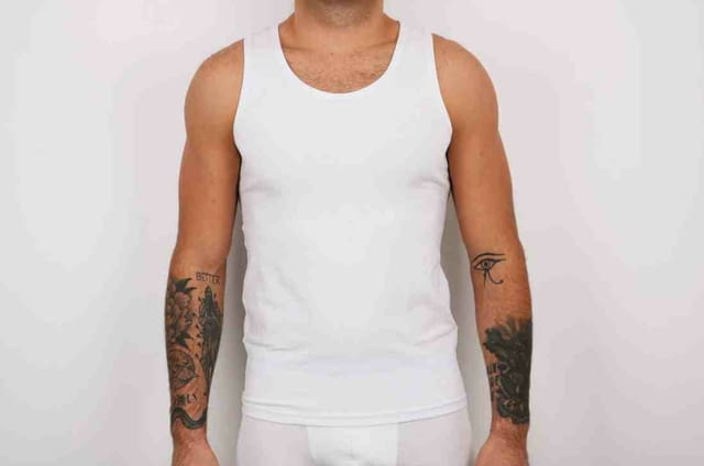 Mansue S, M, L, XL, 2XL, 3XL черен, бял италиански памучен мъжки потник памучни мъжки потници мъжко бельо - снимка 1