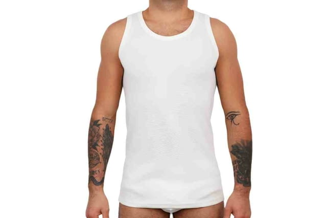 Mansue S, M, L, XL, 2XL, 3XL черен, бял италиански памучен мъжки потник памучни мъжки потници мъжко бельо - снимка 2