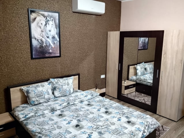 Двустаен обзаведен апартамент под наем в центъра на гр. Хасково - снимка 3