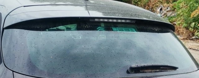 Продавам задно стъкло, оборудване на 5(задна)врата за CITROEN C4 2012 г. - снимка 1