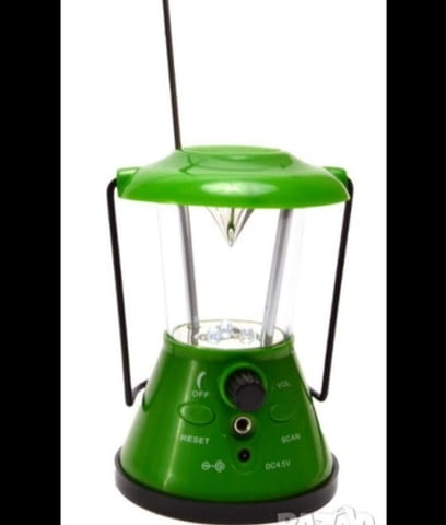 Къмпинг лампа с радио - city of Sofia | Hunting & Finishing - снимка 1
