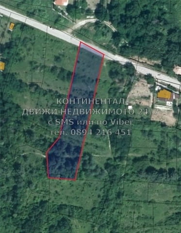 Кодг 62231. Панорамен поземлен имот 2800м2, с лице 25м. на шосето за селото, в самото начало на село - снимка 4