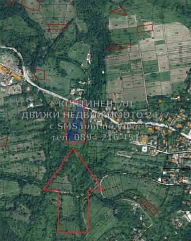 Кодг 62231. Панорамен поземлен имот 2800м2, с лице 25м. на шосето за селото, в самото начало на село - снимка 5