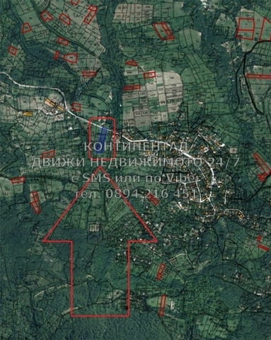 Кодг 62231. Панорамен поземлен имот 2800м2, с лице 25м. на шосето за селото, в самото начало на село - снимка 6