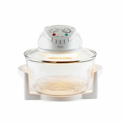 Компактна халогенна фурна и еър фрайър 2в1 Muhler MFC-1200, 1400W, 12 л - снимка 2