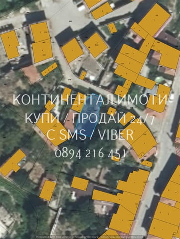 Кодг 63112. Дворно място 150м2 с полуразрушена къща 50м2. Издадена е виза за проектиране. Подходящ з - снимка 1