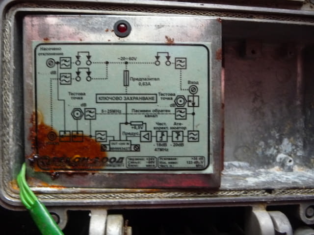 1Усилвател за кабелна телевизия програми външен монтаж кутия херметическа водоустойчива електроника - снимка 3