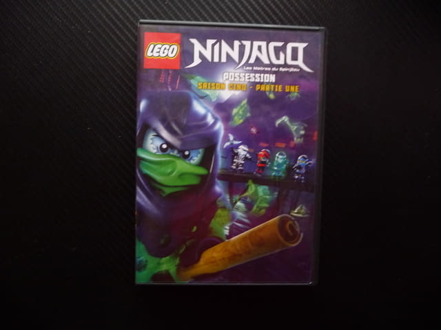 Lego Ninjago DVD филм анимация учителят нинджи екшън фигурки блокчета с оръжия меч шурикен сглобяван - снимка 1