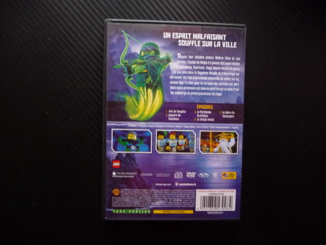 Lego Ninjago DVD филм анимация учителят нинджи екшън фигурки блокчета с оръжия меч шурикен сглобяван - снимка 3