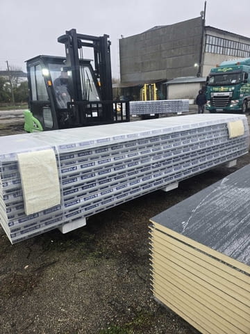 Турски покривен сандвич панел 40 мм с три гофри, град Добрич | Материали / Суровини - снимка 2