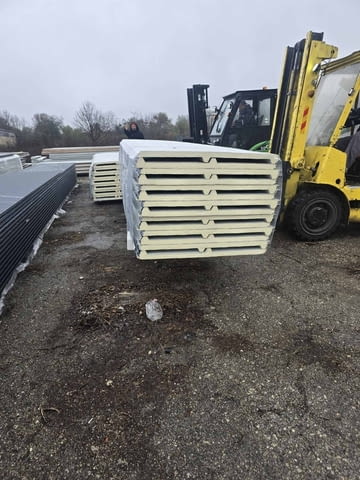 Турски покривен сандвич панел 40 мм с три гофри, град Добрич | Материали / Суровини - снимка 3