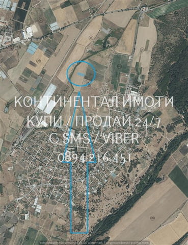 Коддд 63117. Нива 1640м2, кат. 4-ма с правилна форма, близо до рекичката, която захравна риборниците - снимка 3