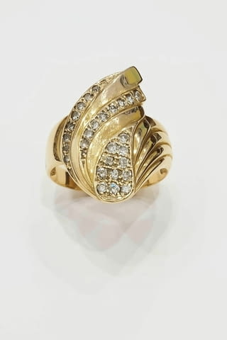 Златен пръстен-6.63гр. Злато, Дамски, Сертификат - Да - град Велико Търново | Пръстени - снимка 1