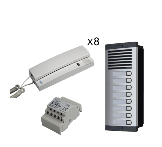 Комплект домофонна система за 8 апартамента - град Бургас | Други - снимка 1