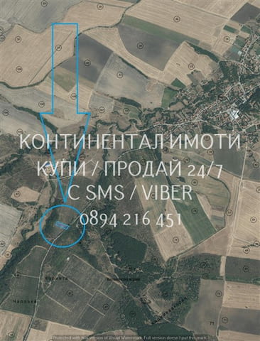 Код 63123. Поземлен имот нива 3дка, кат. 6-та с лице 30м на асфалтов път, на около 1км преди селото. - снимка 3