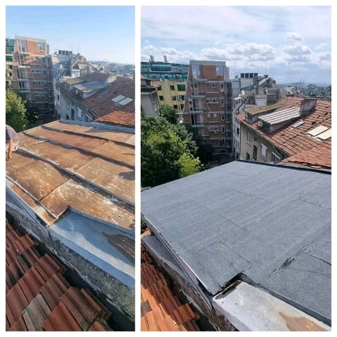 Навеси покриви хидроизолация Бояджиски и тенекеджийски услуги Дренажи огради бани и др - снимка 12