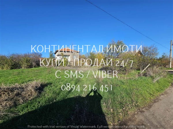 Кодг.62576. Ъглово дворно място 945м2. на края на селото, на спокойно място до къщи, ток и вода - въ - снимка 2